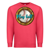 Cardinal baseball with sunflower round earrings Premium Sweatshirt - BundleAndBundleShop