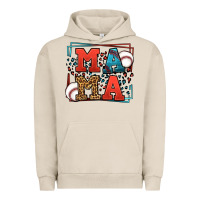 Pigment French Oak leopard baseball mama Mother's Day Urban Hoodie - LillyAllenDesigns