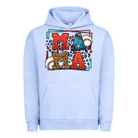 Pigment Grape Ice leopard baseball mama Mother's Day Urban Hoodie - LillyAllenDesigns