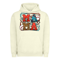 Pigment Pistachio leopard baseball mama Mother's Day Urban Hoodie - LillyAllenDesigns