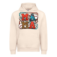 Sandshell leopard baseball mama Mother's Day Urban Hoodie - LillyAllenDesigns