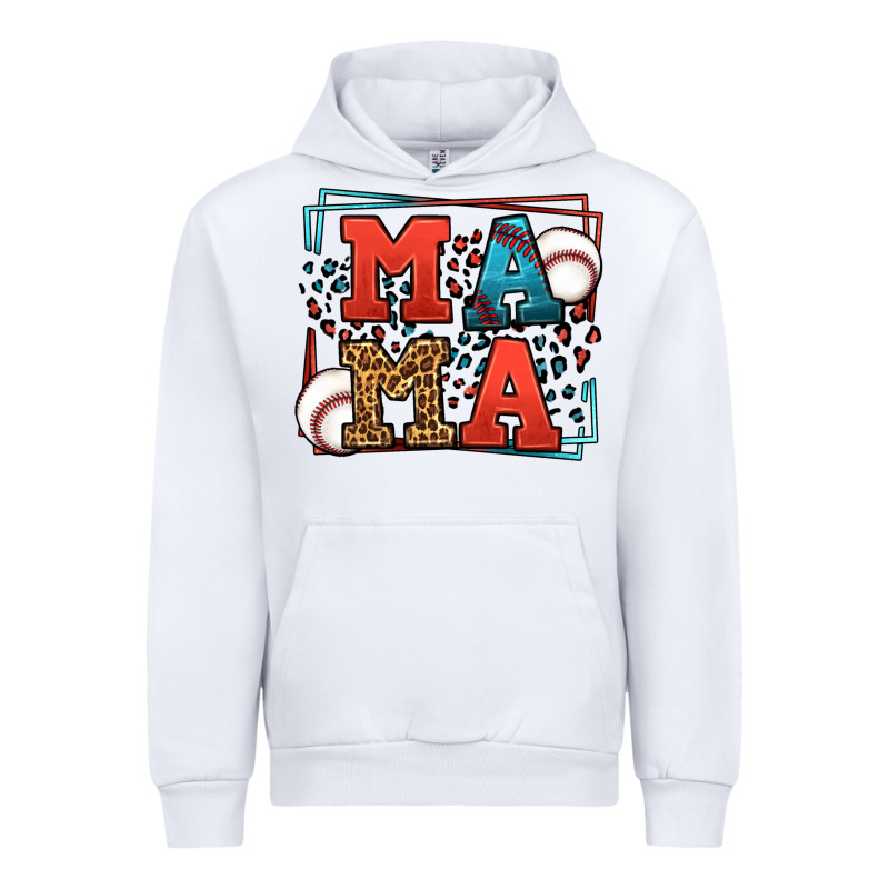 Leopard Baseball Mama Mother's Day Urban Hoodie by LillyAllenDesigns | Teevron