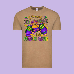 I Paused My Game For Mardi Gras Vintage Tee Designed By Lillyallendesigns