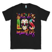 Black dia de los muertos Classic Tee - LillyAllenDesigns