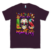 Plum dia de los muertos Classic Tee - LillyAllenDesigns