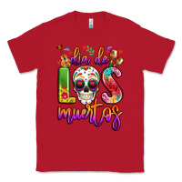 Red dia de los muertos Classic Tee - LillyAllenDesigns