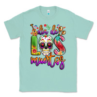 Seafoam dia de los muertos Classic Tee - LillyAllenDesigns