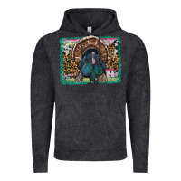 Vintage Black thanksgiving turkey with background Vintage Hoodie - RanaPortraitStore
