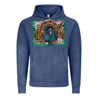 Vintage Denim thanksgiving turkey with background Vintage Hoodie - RanaPortraitStore