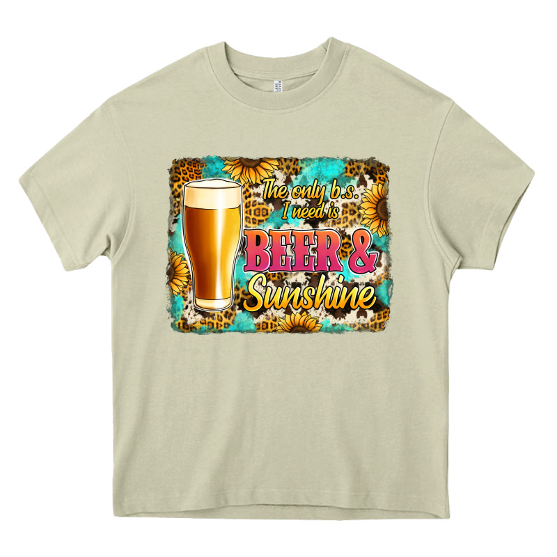 Beer And Sunshine Heavy Core Tee by Jasminsmagicworld | Teevron