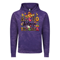 Cloud Purple nacho average teacher Vintage Hoodie - LillyAllenDesigns