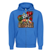 True Royal Mexican mom Zipper Hoodie - HowdyJamesFarm