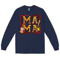 Navy softball mama Long Sleeve Tee - Jasminsmagicworld