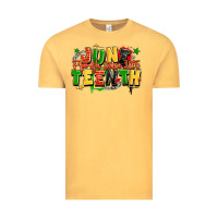 Vintage Mustard juneteenth free ish since 1865 Vintage Tee - LillyAllenDesigns