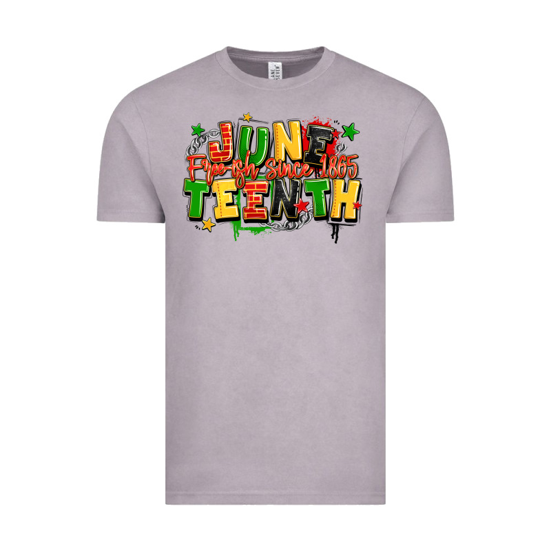 Juneteenth Free Ish Since 1865 Vintage Tee by LillyAllenDesigns | Teevron