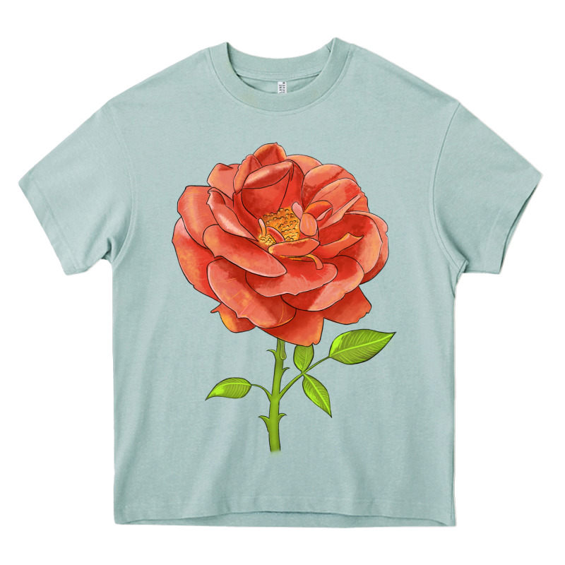 All A Twitter Rose Heavy Core Tee by LillyAllenDesigns | Teevron