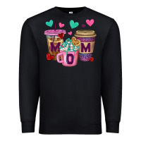 Black Western Mom Coffee Cups Premium Sweatshirt - BundleAndBundleShop