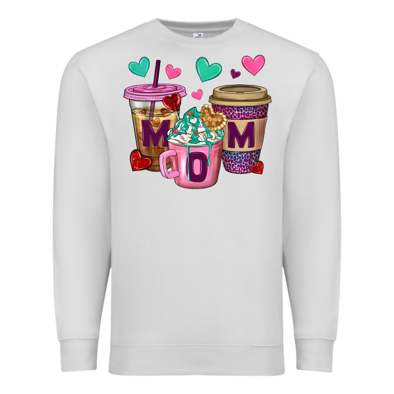 Western Mom Coffee Cups Premium Sweatshirt by BundleAndBundleShop | Teevron
