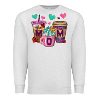 Oatmeal Heather Western Mom Coffee Cups Premium Sweatshirt - BundleAndBundleShop