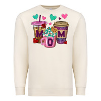 Sandshell Western Mom Coffee Cups Premium Sweatshirt - BundleAndBundleShop