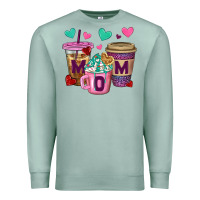 Seafoam Western Mom Coffee Cups Premium Sweatshirt - BundleAndBundleShop