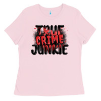 Bubblegum Pink true crime junkie Ladies Tee - MaliasSmallBusiness