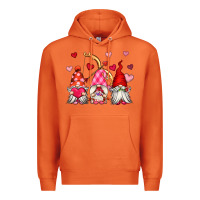 Carrot valentine's day gnomes Premium Hoodie - OliviaCreatesArt
