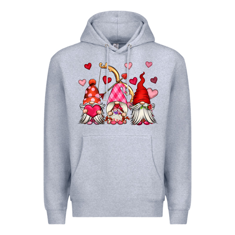 Valentine's Day Gnomes Premium Hoodie by OliviaCreatesArt | Teevron