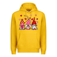 Lemon valentine's day gnomes Premium Hoodie - OliviaCreatesArt