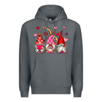 Rock valentine's day gnomes Premium Hoodie - OliviaCreatesArt