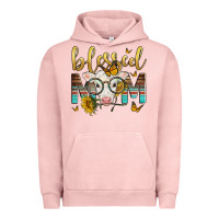Pigment Salmon Western Blessed Mom Baby Calf Mother's Day Urban Hoodie - LillyAllenDesigns