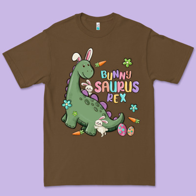 Bunny Saurus Rex Premium Tee Designed By Maliassmallbusiness