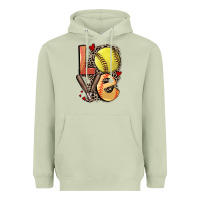 Matcha love softball Heavyweight Hoodie - FaDigitalArtStudio