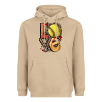 Mushroom love softball Heavyweight Hoodie - FaDigitalArtStudio