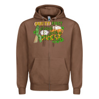 Chestnut Safety first drink with a Nurse St. Patrick's Day Zipper Hoodie - CowGirlArtShop