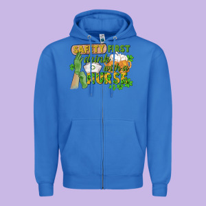 Safety First Drink With A Nurse St. Patrick's Day Zipper Hoodie Designed By Cowgirlartshop