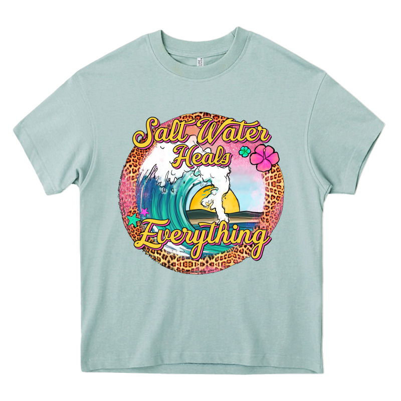 Salt Water Heals Everything Heavy Core Tee by Jasminsmagicworld | Teevron