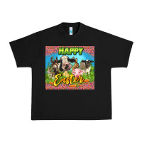 Black Happy Easter Farm Animals 20oz skinny Urban Heavy Tee - LillyAllenDesigns