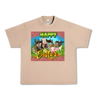 Burro Happy Easter Farm Animals 20oz skinny Urban Heavy Tee - LillyAllenDesigns