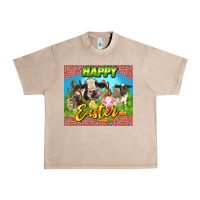 French Oak Happy Easter Farm Animals 20oz skinny Urban Heavy Tee - LillyAllenDesigns