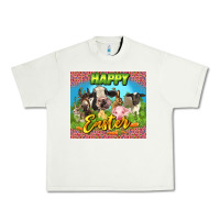 Pistachio Happy Easter Farm Animals 20oz skinny Urban Heavy Tee - LillyAllenDesigns