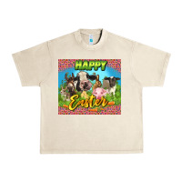 Sandshell Happy Easter Farm Animals 20oz skinny Urban Heavy Tee - LillyAllenDesigns