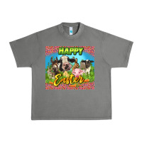 Tornado Happy Easter Farm Animals 20oz skinny Urban Heavy Tee - LillyAllenDesigns
