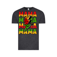 Vintage Black mama lightning bolt juneteenth Vintage Tee - LillyAllenDesigns
