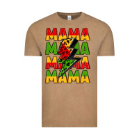 Mama Lightning Bolt Juneteenth Vintage Tee | Teevron