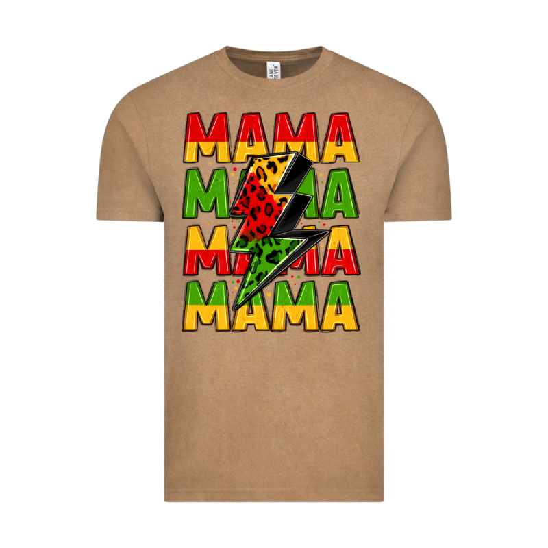 Mama Lightning Bolt Juneteenth Vintage Tee by LillyAllenDesigns | Teevron