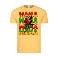 Vintage Mustard mama lightning bolt juneteenth Vintage Tee - LillyAllenDesigns