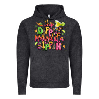 Vintage Black chip dippin' margarita sippin' Vintage Hoodie - LillyAllenDesigns
