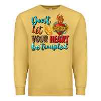 Antique Gold Don't Let Your Heart Be Troupled Premium Sweatshirt - BundleAndBundleShop