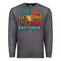 Charcoal Heather Don't Let Your Heart Be Troupled Premium Sweatshirt - BundleAndBundleShop